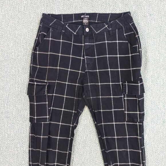 Hot Topic Cargo Jogger Pants, Black, Women's Sz XL - Picture 1 of 7